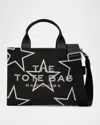 Marc Jacobs The Star Canvas Medium Tote Bag In Black