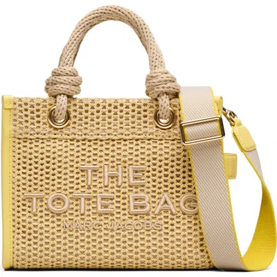 Marc Jacobs The Small Stripe Mesh Tote In Brown