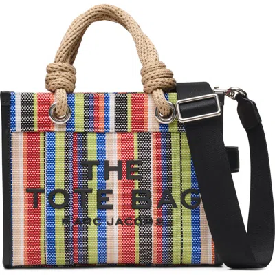 Marc Jacobs The Small Stripe Mesh Tote In Multi
