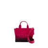 Marc Jacobs The Small Tote -  - Cotton - Black/pink In Red