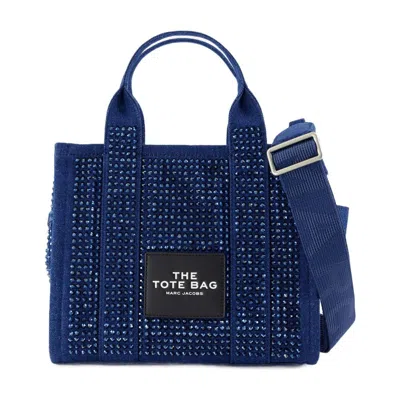 Marc Jacobs The Small Tote - Cotton - Blue In Black