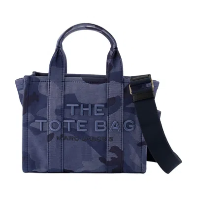 Marc Jacobs The Small Tote - Cotton - Blue In Gray