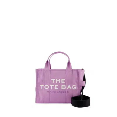 MARC JACOBS MARC JACOBS THE SMALL TOTE - COTTON - PURPLE