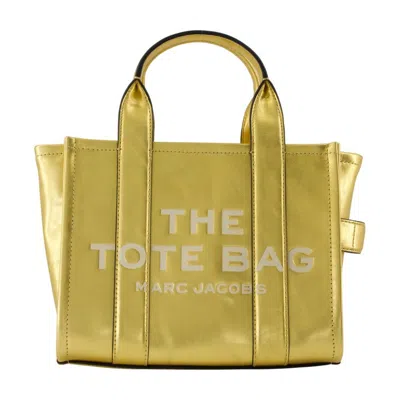 Marc Jacobs The Small Tote - Leather - Gold In Brown