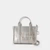 Shop Marc Jacobs The Small Tote -  - Cuir - Argenté In Silver