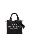 Marc Jacobs 'the Small Tote' Black Handbag With Jacquard Logo