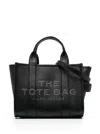 Marc Jacobs 'the Mini Tote Bag' Black Shoulder Bag With Logo