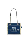 Marc Jacobs The Denim Chain Small Tote Bag Dark Wash