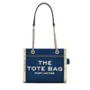 Marc Jacobs The Denim Chain Small Tote Bag Dark Wash