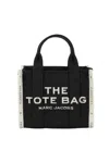 Marc Jacobs The Mini Tote Cotton-blend Tote Bag In Black