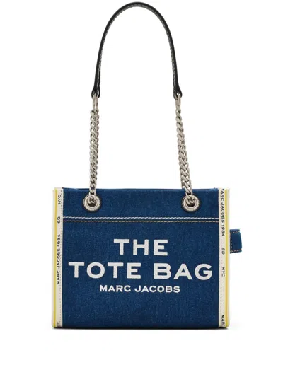 Marc Jacobs The Small Denim Tote Bag In Blue
