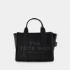 Marc Jacobs The Small Tote Leather Bag In Black