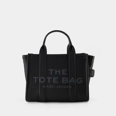 MARC JACOBS THE SMALL TOTE BAG - MARC JACOBS -  BLACK - LEATHER