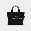 Marc Jacobs Shopper The Large Black Canvas Tote In Black