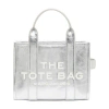 Marc Jacobs The Metallic Leather Tote Bag In Blue