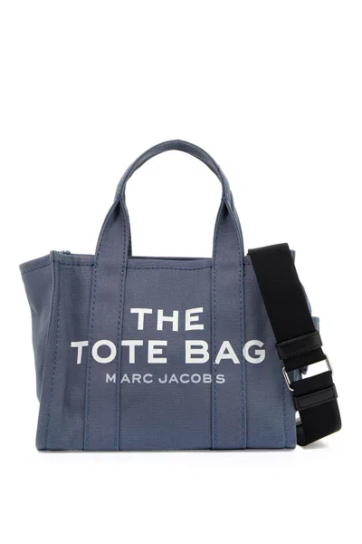 Marc Jacobs Black The Tote Small Canvas Tote Bag In Blue