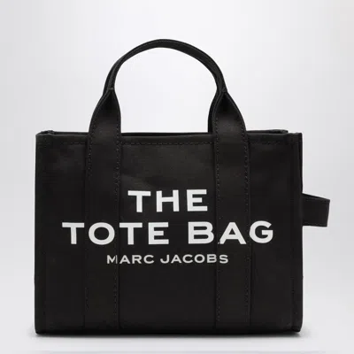 MARC JACOBS MARC JACOBS THE SMALL TOTE BAG IN BLACK CANVAS