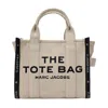 Marc Jacobs The Small Tote Bag Jacquard In Beige