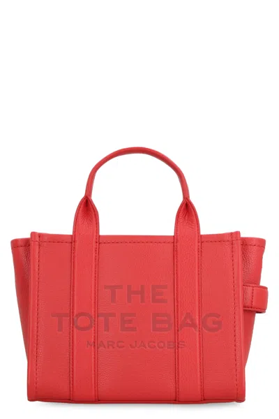 Marc Jacobs The Small Tote Bag Leather In Red