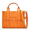 Marc Jacobs Women The Leather Small Tote Bag In Orange