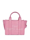 Marc Jacobs The Leather Small Tote Bag In Pink