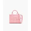 Marc Jacobs The Leather Small Tote Bag Ribbon Pink In Pink
