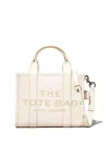 Marc Jacobs The Leather Small Tote Bag In White