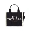 Marc Jacobs The Jacquard Mini Tote Bag In Black