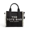 Marc Jacobs The Small Logo Jacquard Tote Bag In Black