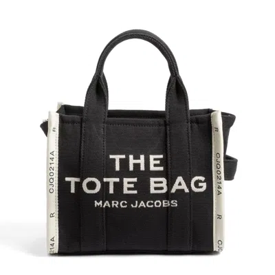 Marc Jacobs The Jacquard Small Tote Bag In Black