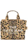 Marc Jacobs Cheetah Canvas The Large Tote Bag In Black Multi