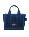 Marc Jacobs The Small Tote In Denim Bag In Blue