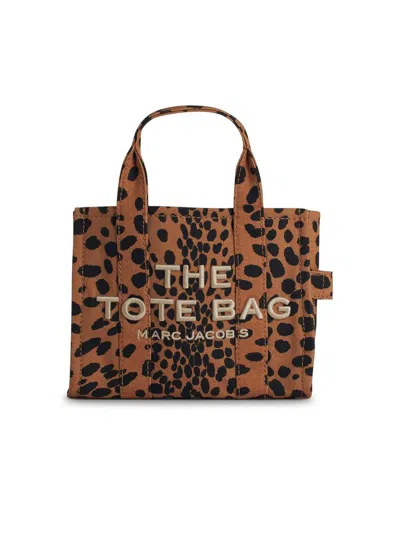Marc Jacobs 'the Small Tote' Brown Cotton Bag