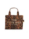 Marc Jacobs 'the Small Tote' Brown Cotton Bag In Brown