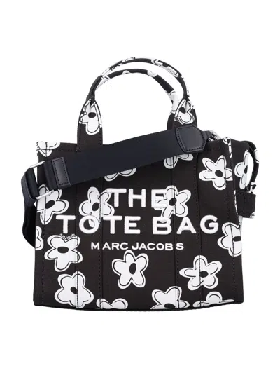 Marc Jacobs The Small Tote Daisy In Black