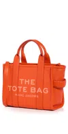 Marc Jacobs The Mini Tote In Electric Orange