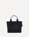 Marc Jacobs The Leather Small Tote Black Handbag In Black