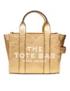 Marc Jacobs The Small Tote In Laminated Leather Color Gold
