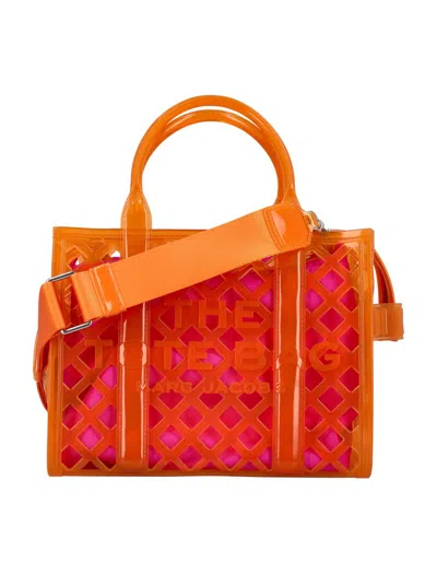 Marc Jacobs The Small  Tote Jelly In Orange