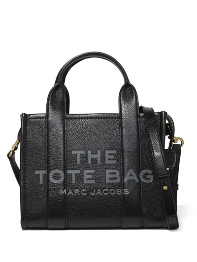 Marc Jacobs The Small Tote Leather Tote In Black