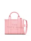 Marc Jacobs The Leather Small Tote Bag Ribbon Pink In Pink