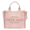 Marc Jacobs The Small Logo Jacquard Tote Bag In Pink