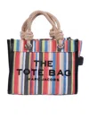 Marc Jacobs The Small Stripe Mesh Rope Tote Bag In Brown