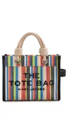 Marc Jacobs The Small Stripe Mesh Rope Tote Bag In Multi