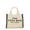 Marc Jacobs Jacquard Pattern Fabric Tote With Detachable Strap In Sand