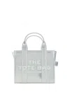 Marc Jacobs The Metallic Leather Tote Bag In Silver