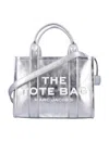 Marc Jacobs The Small Tote In Metallic Silver