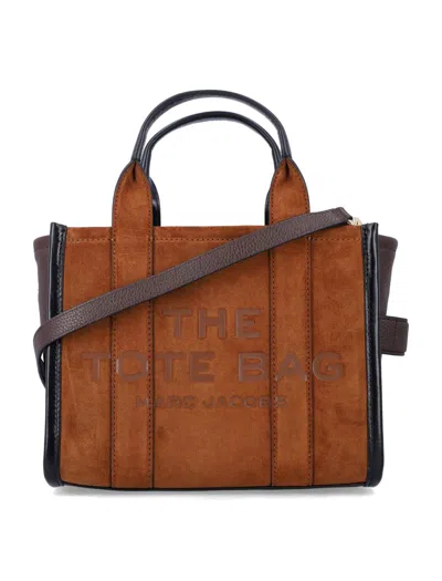 Marc Jacobs The Small Tote Suede In Brown