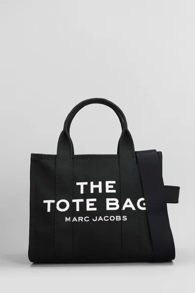 Marc Jacobs Small Canvas Logo Tote Bag In Black