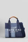 Marc Jacobs The Small Tote Tote In Blue Denim In Blue